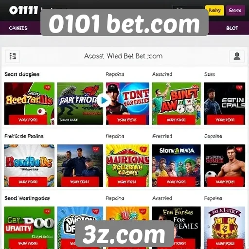 Plataforma 0101 bet.com oferece diversidade em jogos de apostas
