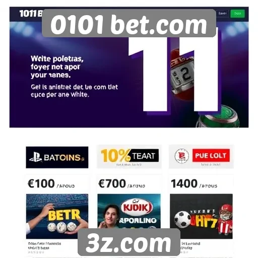 Ofertas e promoções disponíveis na 0101 bet.com